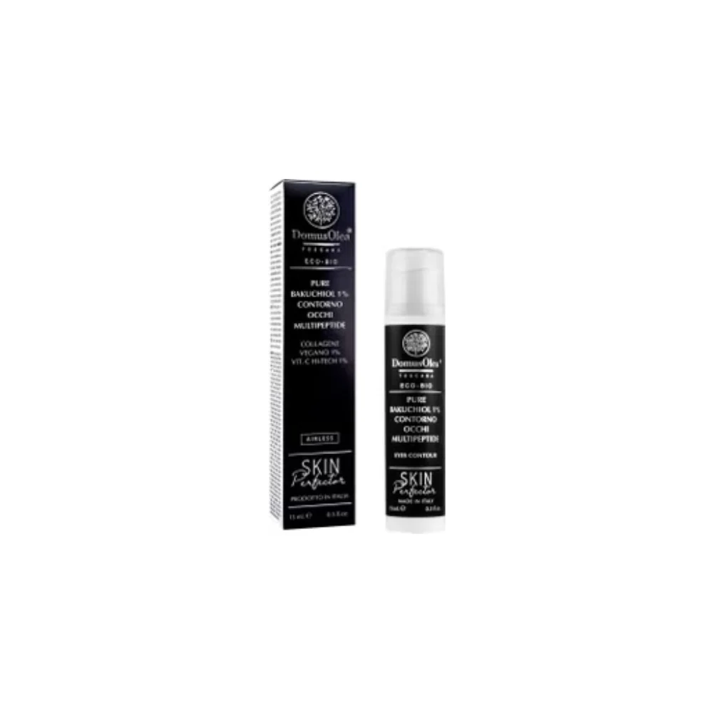Domus olea toscana Skin Perfector Pure Bakuchiol 1% Contorno Occhi Multipeptide, 15 ml