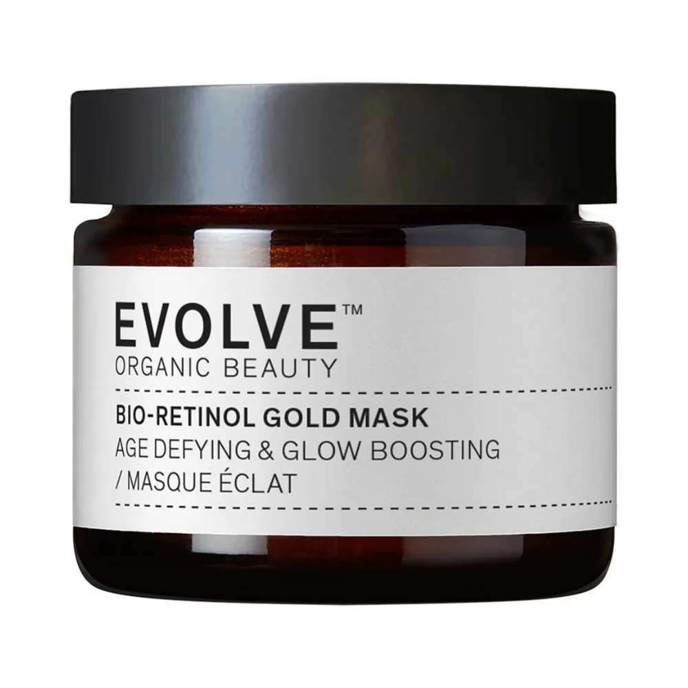 evolve organic beauty Bio-Retinol Gold Maschera, 60 ml