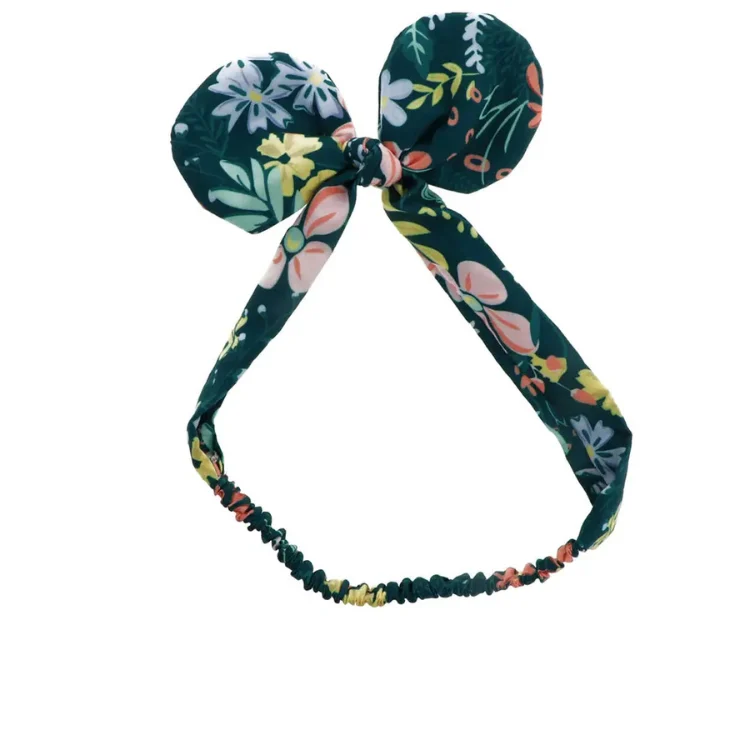 Inca Fascia elastica con stampa floreale e fiocco