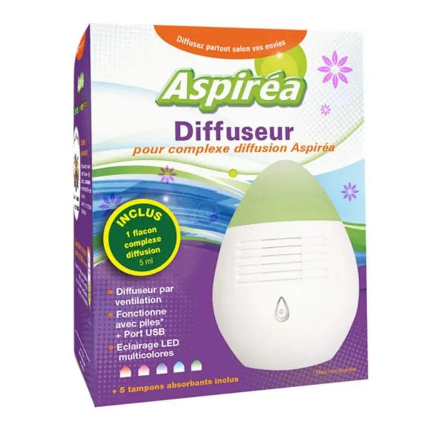 Aspirea Diffusore Per Complesso Diffusione + 1 Flacone Diffusione 5ml