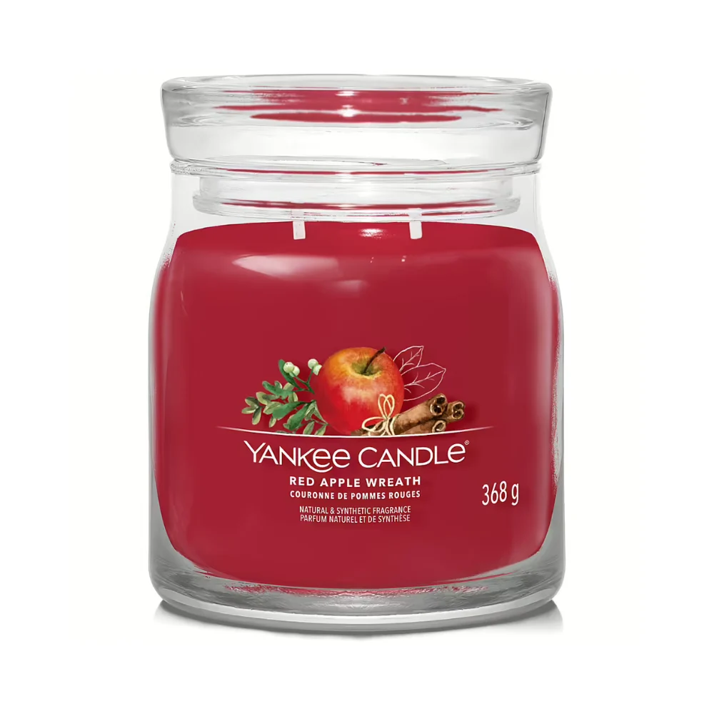 Yankee Candle Candela Red Apple Wreath - Candela profumata - 368,0 g