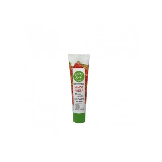 Happy Bio Cosmetics Dentifricio Bambini Fragola Senza Fluoro 50ml