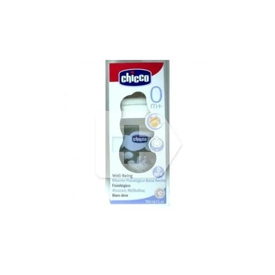 Chicco™ biberon con tettarella fisiologica in lattice a base larga flusso normale rosa 150ml 1pz