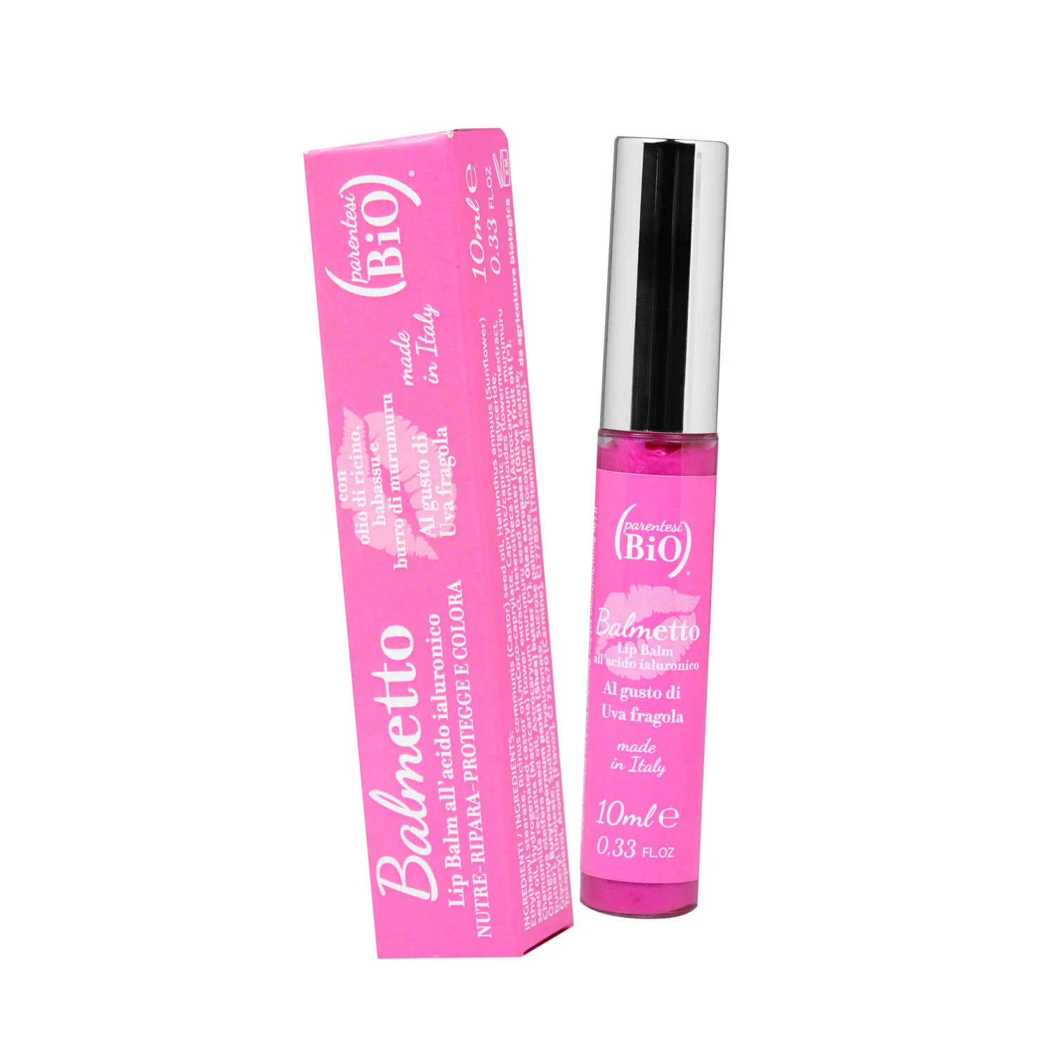 PARENTESI BIO Balmetto – Lip Balm Uva Fragola Rosa