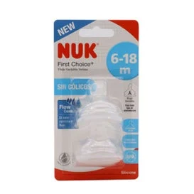 Nuk Fc+ Tettarella Flow Control 6-18 Silicone 2 Unità