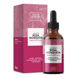 Aceite sensoriale attiva Rosa Moschea Moschea Naturale 100% Puro 25ml