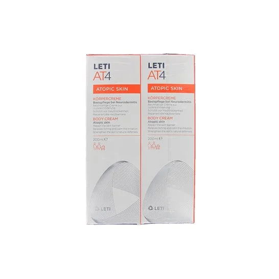Leti At4 Body Cream Duplo Pack 2x200ml