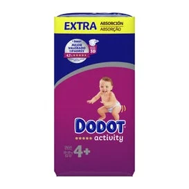 Dodot Activity Nappies T4 Extra 52pcs