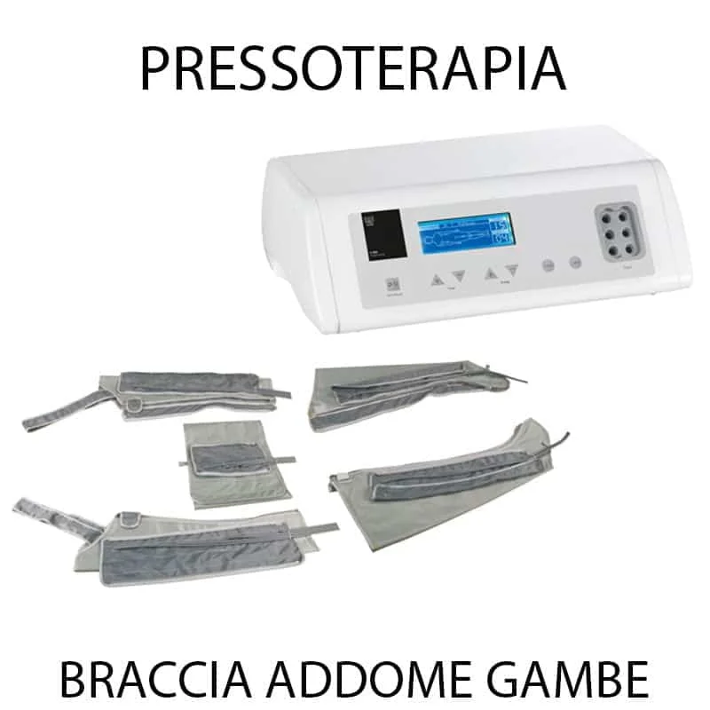 PRESSOTERAPIA PRESSO MASSAGGIO 3 PROGRAMMI GAMBE ADDOME BRACCIA PER CENTRO ESTETICO ESTETISTA F826A WEELKO