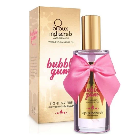 Bijoux Indiscrets Light My Fire Aceite Masaje Calor Chicle 100ml