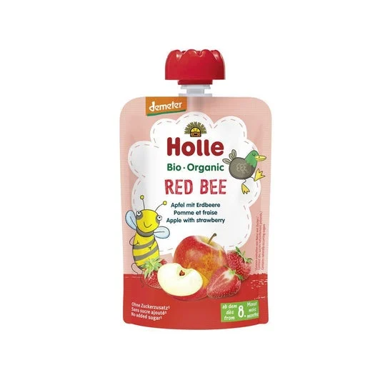 Holle Frullato di Mela con Fragola +8M 90g
