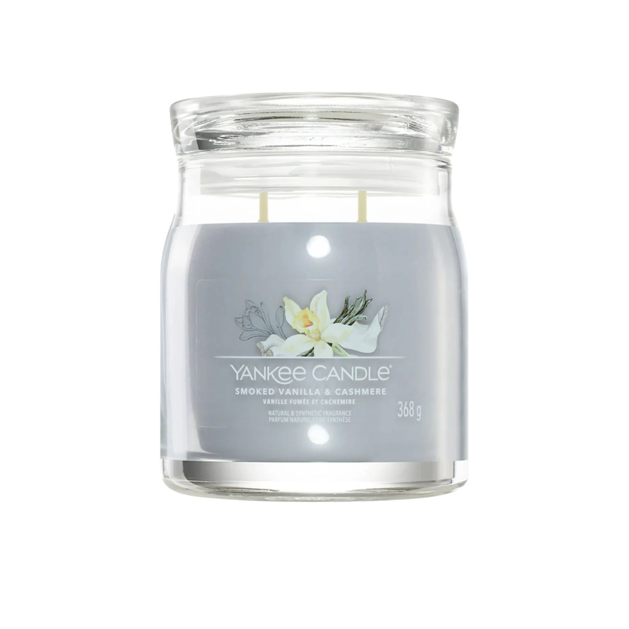 Yankee Candle Candela Smoked Vanilla & Cashmere Signature (vaniglia affumicata e cashmere) - 368,0 g