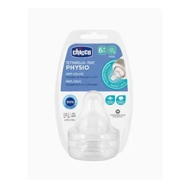 Capezzolo Physio 6M+ Fl.Pap Sil. 2Ud