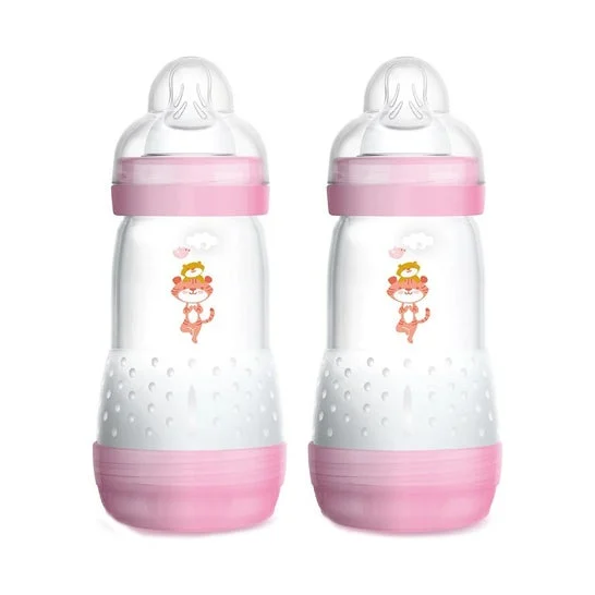 MAM Pack biberon 260ml rosa