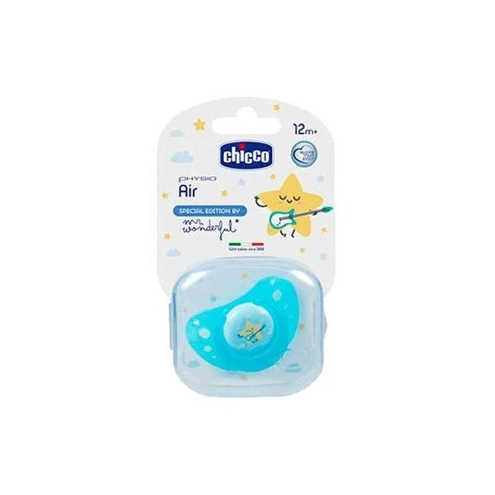 Chicco ™ Mr meraviglioso ciuccio in silicone 12m + 1ud