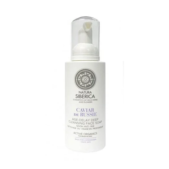 Natura Siberian Facial Jab¢n pulizia profonda anti-età, caviale russo 175 ml