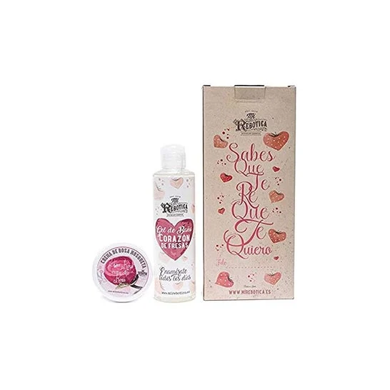 Il mio rebotica gel da bagno pacchetto profumo di fragole 200ml + crema rosa canina 50ml