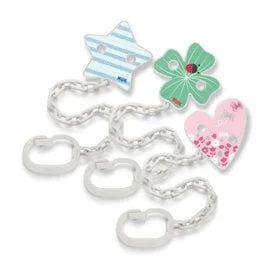 Nuk Happy porta ciuccio a catena 1 pz