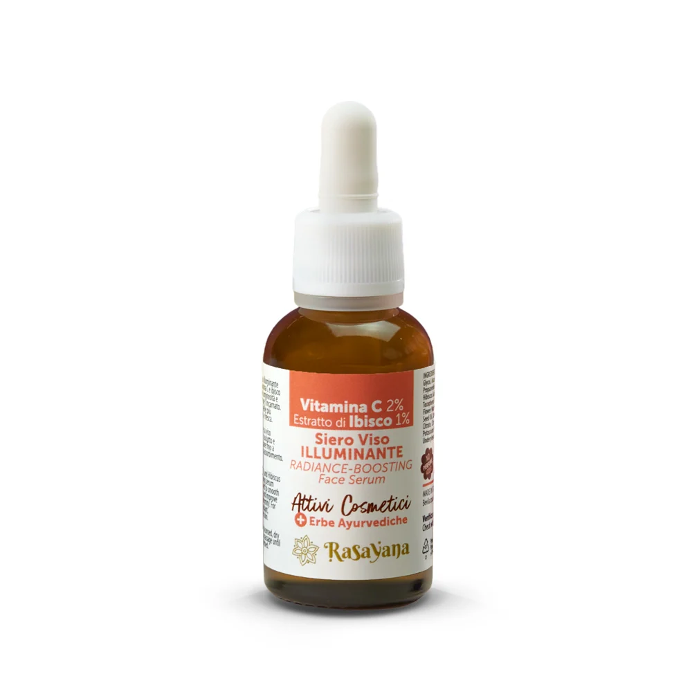 RASAYANA Attivi Cosmetici – Siero Viso Illuminante Vitamina C + Ibisco