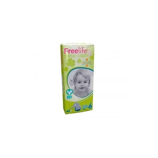 Freelife Cash 6 pannolino per bambini Extra Large +18kg 44uds