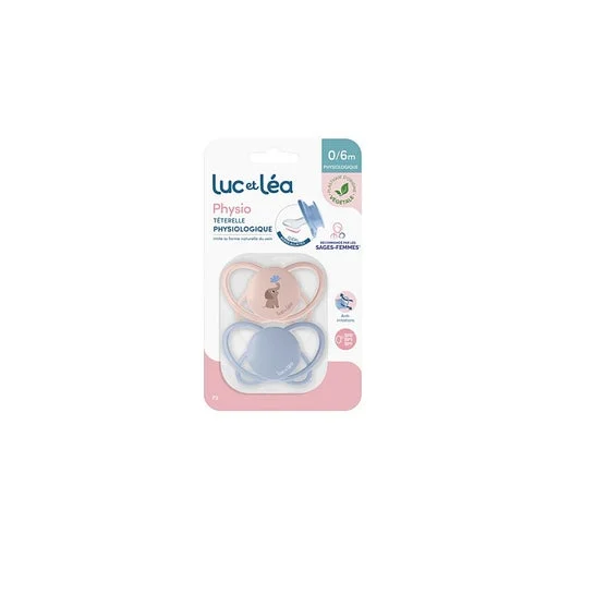 Luc Et Léa Physio Air Duo Chupete 0-6M P2 2uds