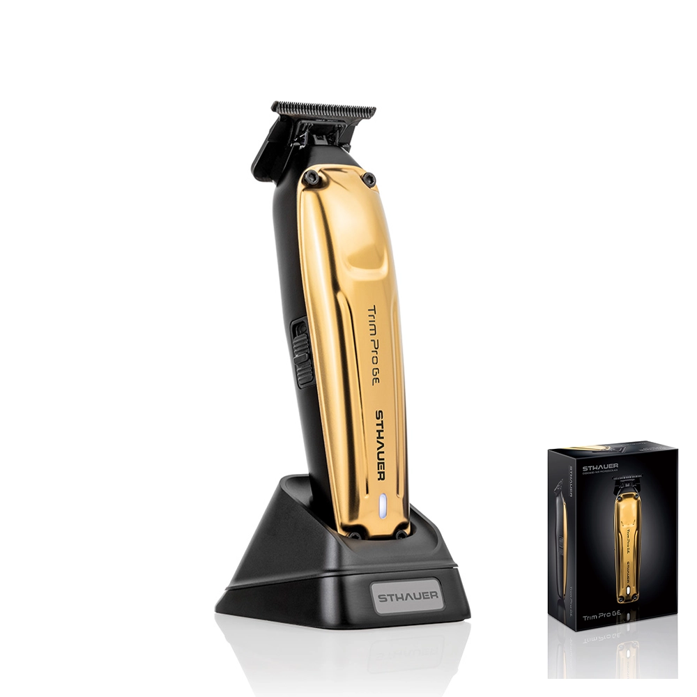 TRIM PRO GE – Rifinitore Professionale Cordless Color Oro con Motore Brushless Sthauer