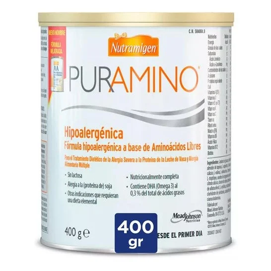 Nutramigen Puramino Fórmula Hipoalergénica 400g