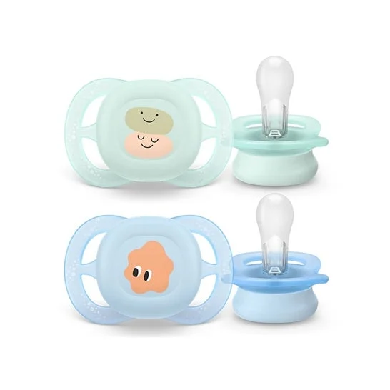 Philips Avent Ultra Start Chupete 0-2M Light Green Blue 2uds