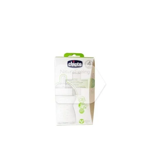 Bottiglia Chicco ™ Set up capezzolo di silicone bocca larga flusso normale 250 ml 1 pz