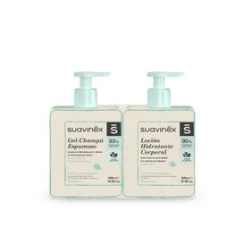 Suavinex Pack Loción Hidratante 500ml + Gel Champú 500ml