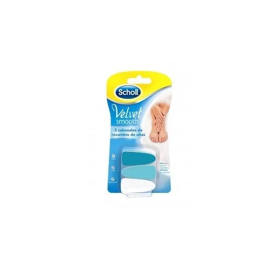 Scholl Velvet Smooth ricambi lima elettronica per unghie 3pz