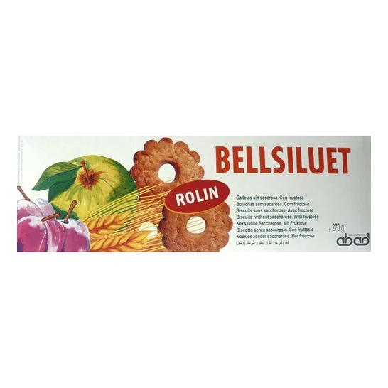 Abad Bellsiluet Biscotti Rolin senza zucchero 270g