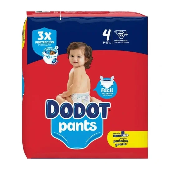 Pantaloni pannolini per bambini Dodot T- 4 9-15Kg 34Uds