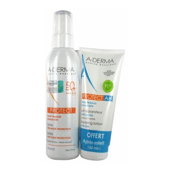 A-derma Protect Sun Spray SPF 50+ 200ml +a-derma Protect-ah L