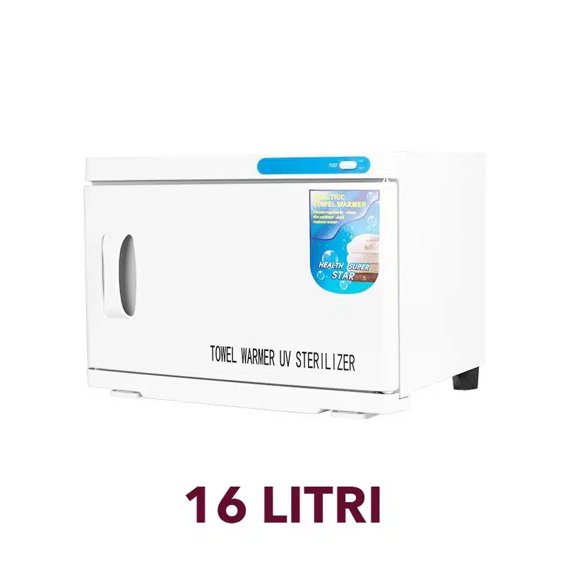 Sterilizzatore Scaldasalviette asciugamani 16 LITRI SCALDA ASCIUGAMANI hot cabinet bianco o nero