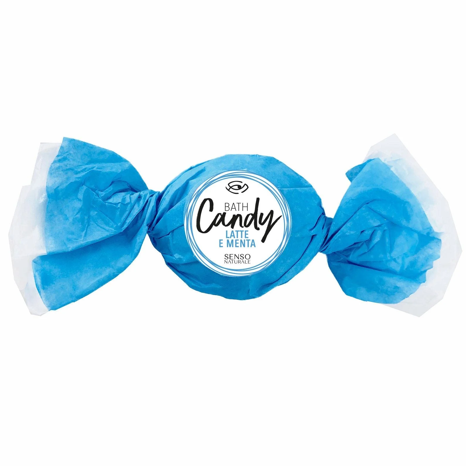 SENSO NATURALE Caramella Bomba da Bagno – Latte e Menta