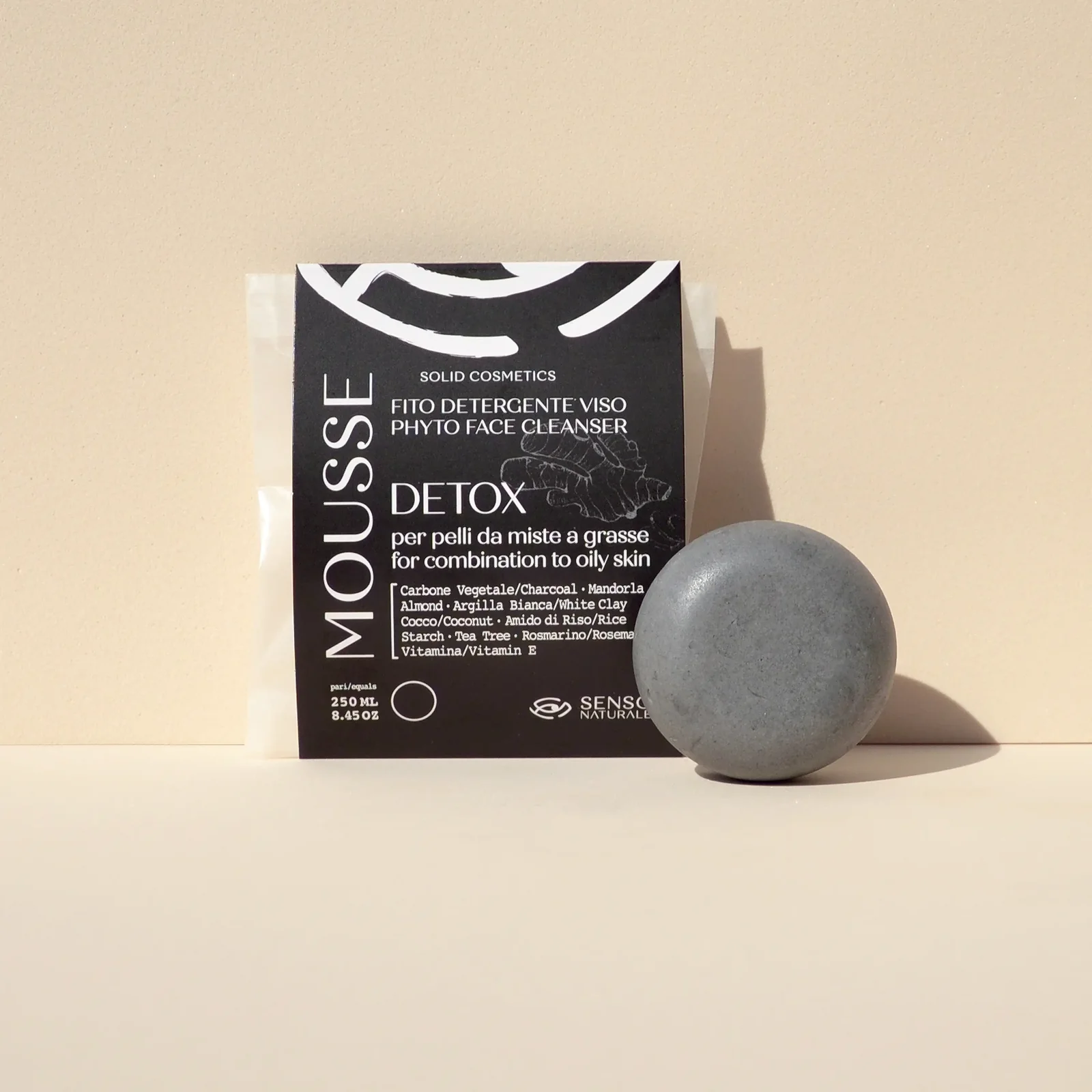 SENSO NATURALE Detergente Mousse Viso – Detox