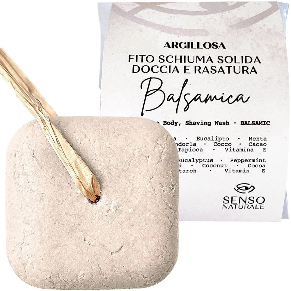 SENSO NATURALE Fito Doccia Schiuma Solida Argillosa – Balsamica