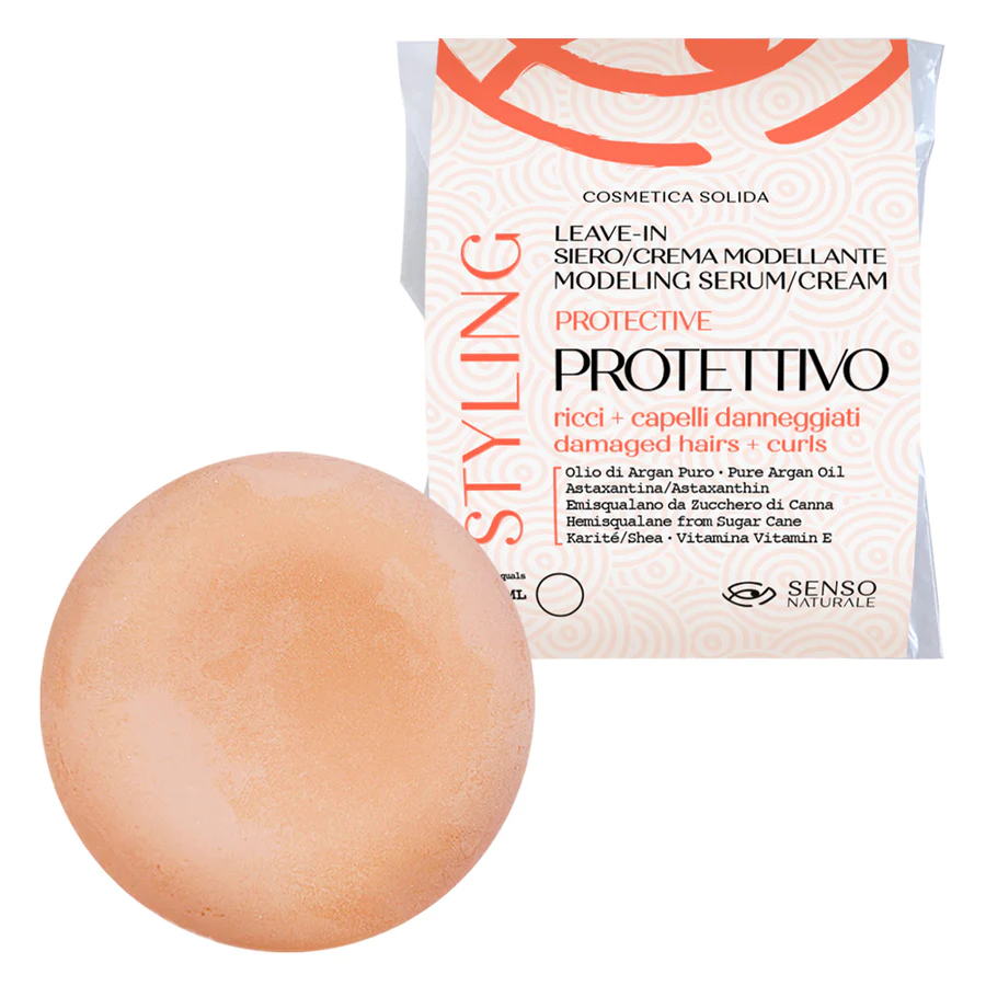 SENSO NATURALE Styling Leave In Siero e Crema Modellante Protettivo