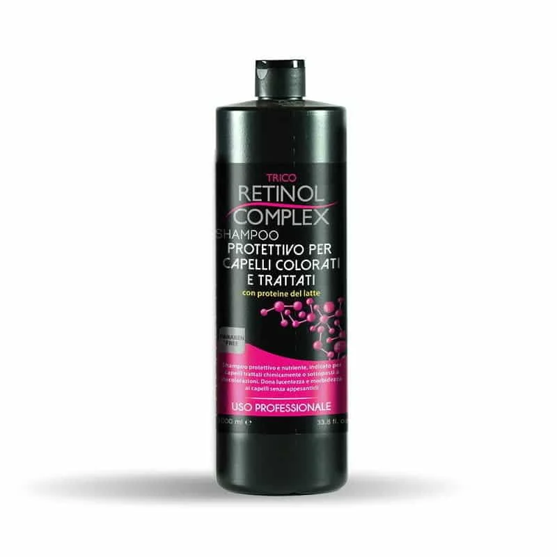SHAMPOO PROTETTIVO CAPELLI COLORATI E TRATTATI CN PROTEINE DEL LATTE 1000ml – TRICO RETINOL COMPLEX