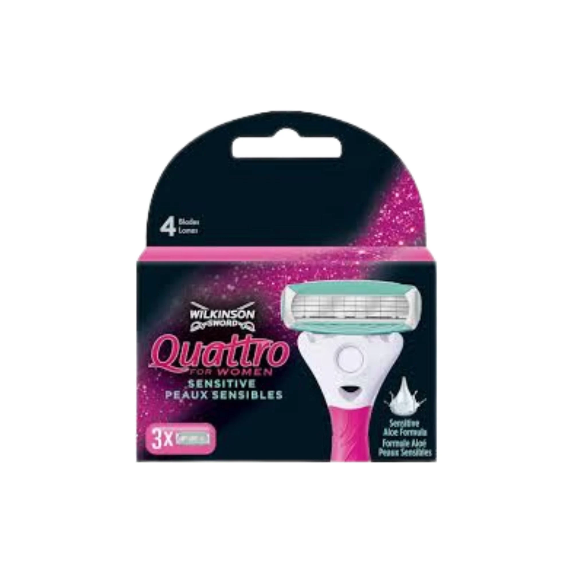 Wilkinson Quattro da donna (3 pezzi) - Testa di ricambio