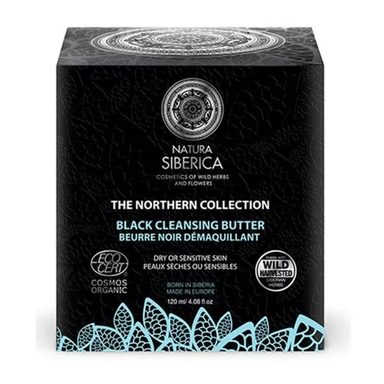 Natura Siberica Manteca negra limpiadora desmaquillante de uso diario 120 ml