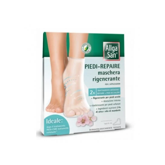 Allga San Repaire Feet Regenerating Mask 2 Unità