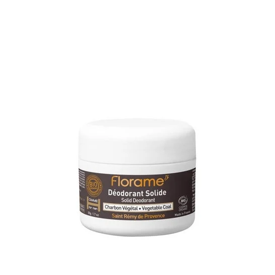 Florame Man Deodorant Solid Charcoal 50g