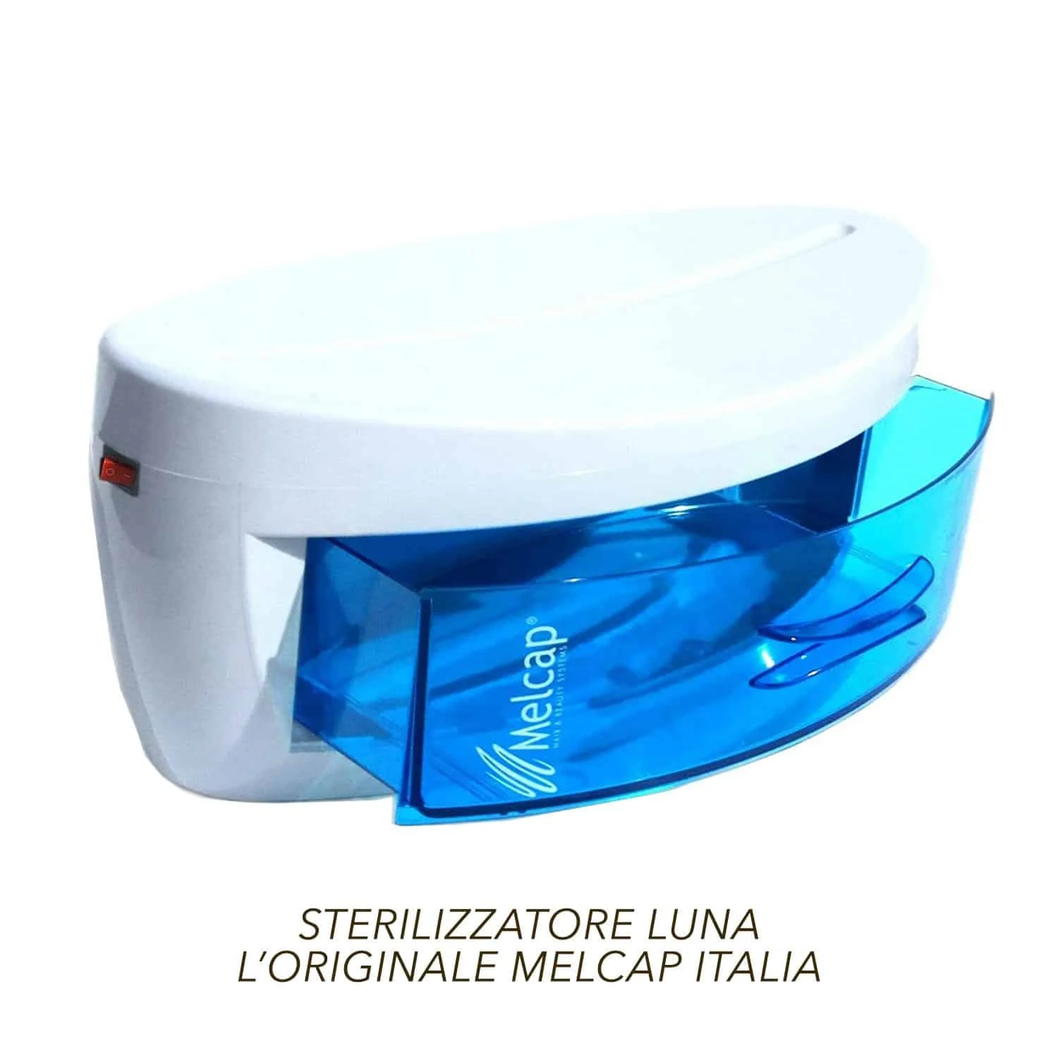 STERILIZZATORE UV LUNA MELCAP CON CASSETTO ESTRAIBILE PER BARBIERE PARRUCCHIERE ESTETISTA CENTRO ESTETICO E SPA