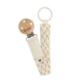 Bibs Pacifier Clip Ivory-Vanilla UnitÃ
