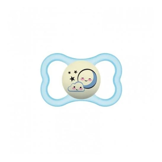 Succhietto in silicone Mam Supreme Night + 6M Blu 1pz