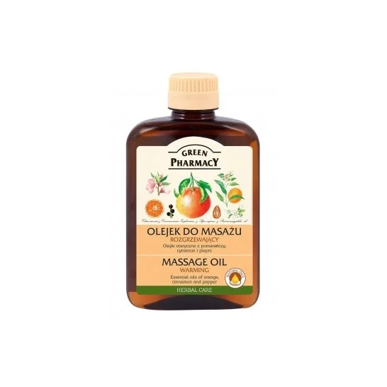 Olio da massaggio caldo farmacia verde 200ml