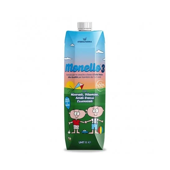 Monello 3 1/3Anni Latte 1Lt
