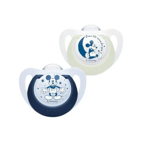 Nuk Star Disney Baby Day & Night Chupete Silicona 18-36M 2 uds